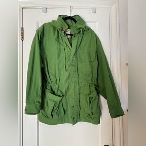 EUC VINTAGE 🌟 Banana Republic Womens Green Pockets Long Sleeve Travel Jacket 🌟